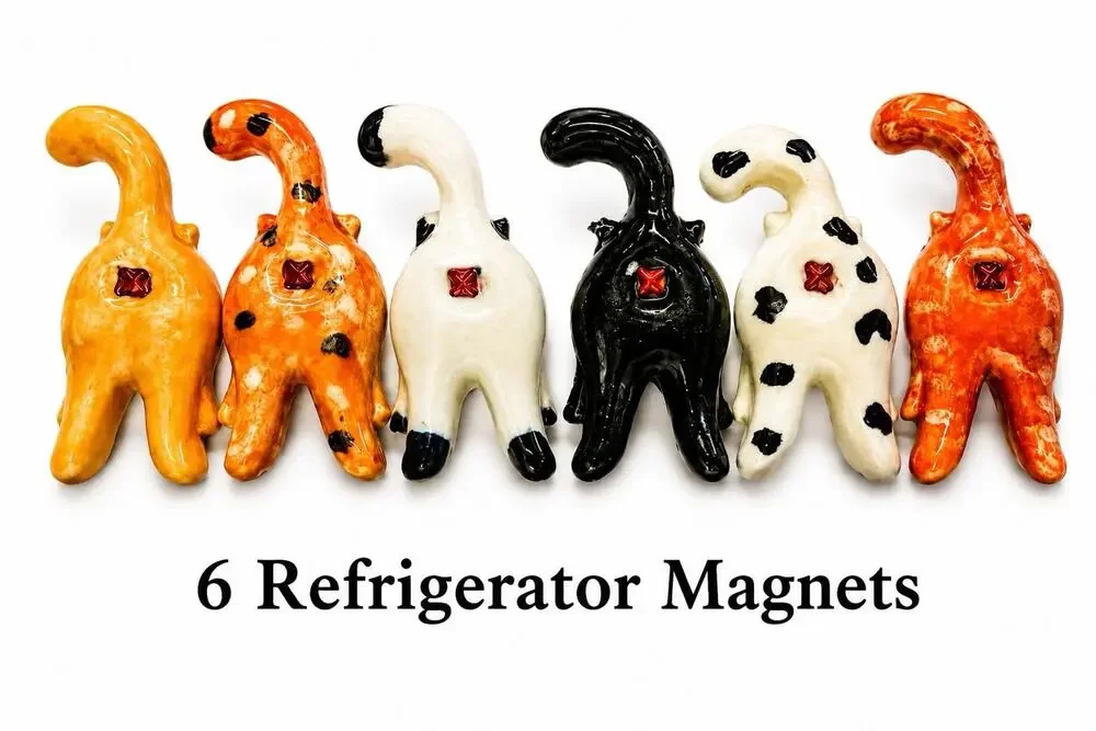 Refrigerator Magnet Cats Kitchen Gadgets Kittens